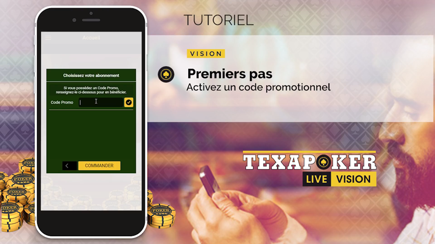 Premiers pas - Party 2 - Activez un code promotionnel