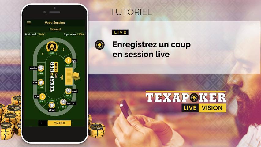 Enregistrez un coup en session live
