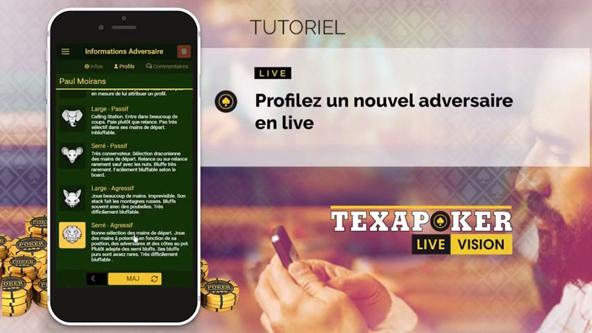 Profilez un nouvel adversaire en live