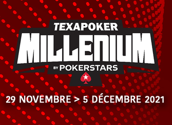 Texapoker Millenium by PokerStars, taking place at Club Montmartre Paris   