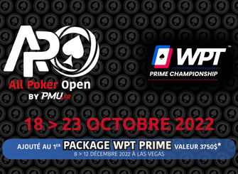 Envolez-vous pour le WPT grâce à l'APO 500 au Club Circus Paris