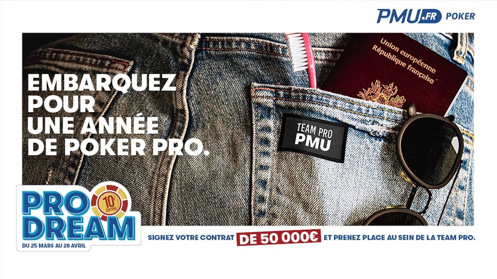Décrochez votre contrat de joueur professionnel avec la Pro Dream sur PMU.fr